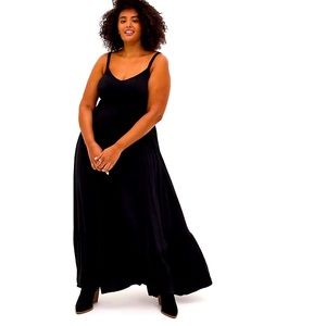 Torrid Black Tiered Maxi Dress